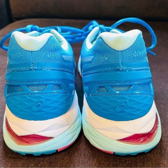 ASICS GEL KAYANO 23 Womens Blue Pink Silver 7.5 US 39 EUR Excellent condition - Picture 4 of 8